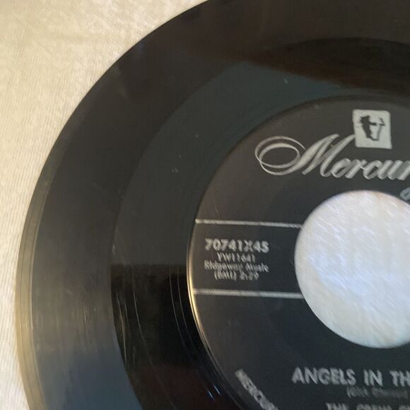 The Crew Cuts Angels In The Sky/Mostly Martha 45RPM Mercury Records 1955 - Picture 10 of 12